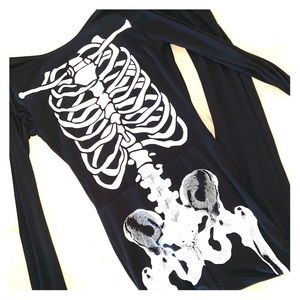 Halloween Costume: Skeleton Onesie by Missguided